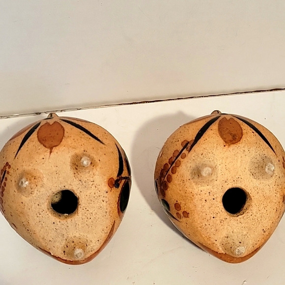 2 VTG MEXICAN TONAL POTTERY OWL - Picture 4 of 5